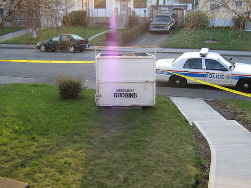 Image: Crime Scene with Police Car