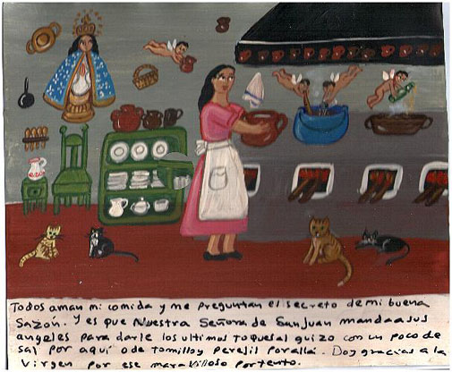 Image: Retablo - Angels in the Kitchen Image: Retablo - Angels in the Kitchen