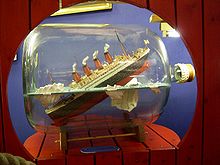Image: Titanic in Bottle
