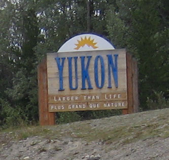 Image: Crossing the Yukon Border